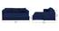 Tribeca Sofa cum Bed - Coffee (Royal Blue) by Urban Ladder - - 