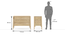 Faye Chest of Drawers Finish - Natural white Ash (Natural White Ash Finish) by Urban Ladder - Dimension Design 1 - 863535