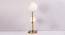 Loopy Metal Table Lamp in Brass,White Colour (Yellow) by Urban Ladder - Ground View Design 1 - 865999