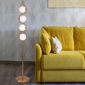 Home Decor Design Opa Metal Floor Lamp in Gold Colour (Gold)