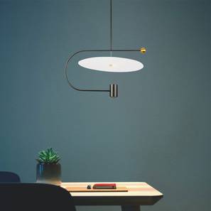Iron Ceiling Lights Design Ornatey Metal Hanging Light in Matte black Colour (Black)