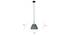 Voris Metal Hanging Light in Grey Colour (Grey) by Urban Ladder - Rear View Design 1 - 866306