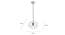 Clara Metal Hanging Light in Chrome Colour (Silver) by Urban Ladder - Ground View Design 1 - 866322