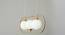 Amara Glass Hanging Light in Gold,White Colour (Multicolor) by Urban Ladder - Ground View Design 1 - 866419