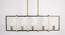 Aria Metal Hanging Light in Black, Gold Colour (Multicolor) by Urban Ladder - Rear View Design 1 - 866430