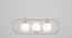 Amara Glass Hanging Light in Gold,White Colour (Multicolor) by Urban Ladder - Ground View Design 1 - 866472
