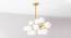 Starburst Glass Hanging Light in Gold,White Colour (Multicolor) by Urban Ladder - Ground View Design 1 - 866505
