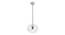 Clara Metal Hanging Light in Chrome Colour (Silver) by Urban Ladder - Front View Design 1 - 866542
