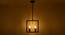 Alaya Metal Hanging Light in Black, Gold Colour (Multicolor) by Urban Ladder - Front View Design 1 - 866584