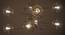Cora Glass Hanging Light in Gold,Clear Colour (Gold) by Urban Ladder - Front View Design 1 - 866592