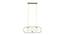 Amara Glass Hanging Light in Gold,White Colour (Multicolor) by Urban Ladder - Design 1 Side View - 866637