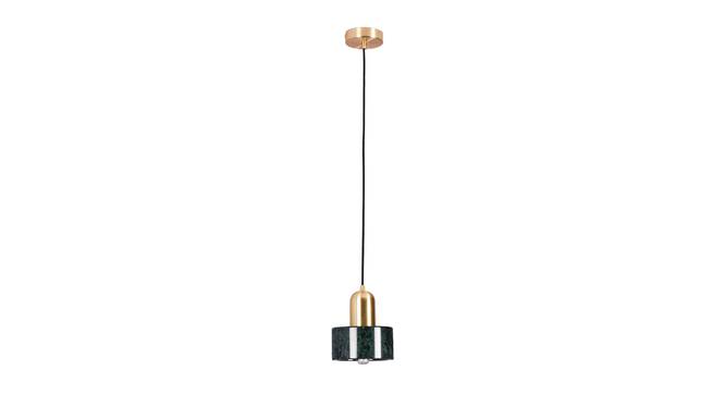 Shine-Gr Metal Hanging Light in Green Colour (Green) by Urban Ladder - Front View Design 1 - 866643