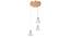 Beta Pendant Metal Hanging Light in Gold Colour (Gold) by Urban Ladder - Front View Design 1 - 866707