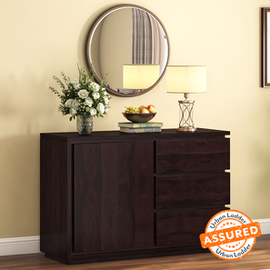 Dining Room Bestsellers In Pondicherry Design Vector Solid Wood Sideboard in Mahogany Finish