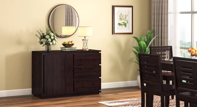 Vector Wide Sideboard (Mahogany Finish) by Urban Ladder - - 867070