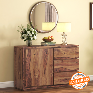 Vector Range Design Vector Solid Wood Sideboard in Teak Finish