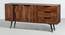 Foster Solid Wood Three Drawer Two Door Sideboard (Teak Finish) by Urban Ladder - - 