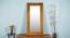 Portugal Solid Wood Mirror Frame (Dark Brown Finish) by Urban Ladder - - 