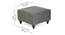 Astrid Solid Wood Ottoman (Grey) by Urban Ladder - - 