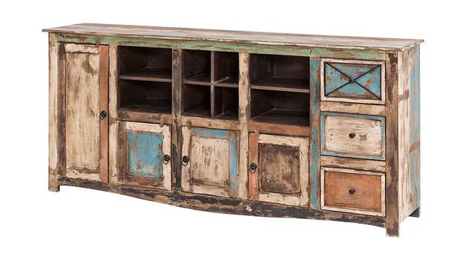 Denver Solid Wood Sideboard (Distressed Finish) by Urban Ladder - - 