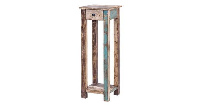 Paulo Solid Wood Telephone Stand/Side Table (Distressed Finish) by Urban Ladder - - 