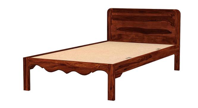 Isabella Solid Wood Bed in Honey Oak Finish (Queen Bed Size, Honey Oak Finish) by Urban Ladder - - 