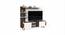 Rowlet Mini Engineered Wood TV Unit in Wenge & White Finish (Wenge & White Finish) by Urban Ladder - - 