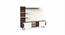 Rowlet Mini Engineered Wood TV Unit in Wenge & White Finish (Wenge & White Finish) by Urban Ladder - - 
