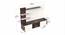 Rowlet Mini Engineered Wood TV Unit in Wenge & White Finish (Wenge & White Finish) by Urban Ladder - - 