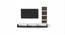 Prico Engineered Wood TV Unit in Wenge and White Finish (Wenge & White Finish) by Urban Ladder - - 