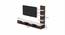 Prico Engineered Wood TV Unit in Wenge and White Finish (Wenge & White Finish) by Urban Ladder - - 