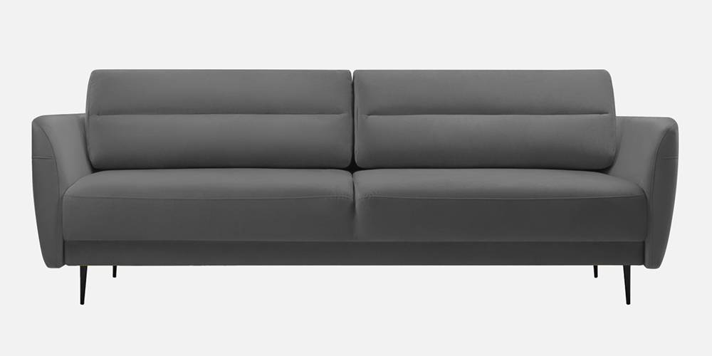 Rockson Fabric Sofa (Dark Grey) (Grey, 1-seater Custom Set - Sofas, None Standard Set - Sofas, Fabric Sofa Material, Regular Sofa Size, Regular Sofa Type) by Urban Ladder - - 