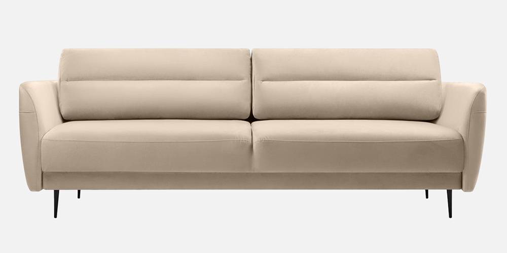 Rockson Fabric Sofa (Cream) (Cream, 1-seater Custom Set - Sofas, None Standard Set - Sofas, Fabric Sofa Material, Regular Sofa Size, Regular Sofa Type) by Urban Ladder - - 
