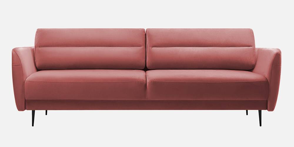 Rockson Fabric Sofa (Pink) (Pink, 1-seater Custom Set - Sofas, None Standard Set - Sofas, Fabric Sofa Material, Regular Sofa Size, Regular Sofa Type) by Urban Ladder - - 