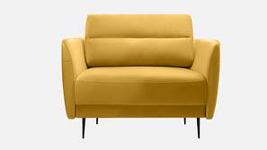 Rockson Fabric Sofa (Yellow)