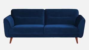Mofasa Fabric Sofa (Navy Blue)