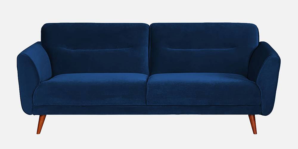 Mofasa Fabric Sofa (Navy Blue) (Blue, 3-seater Custom Set - Sofas, None Standard Set - Sofas, Fabric Sofa Material, Regular Sofa Size, Regular Sofa Type) by Urban Ladder - - 