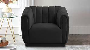 Rosa Fabric Sofa (Black)