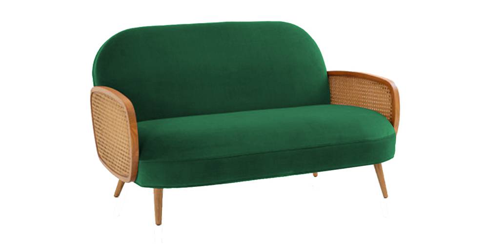 Holden Fabric Sofa (Green) Urban Ladder