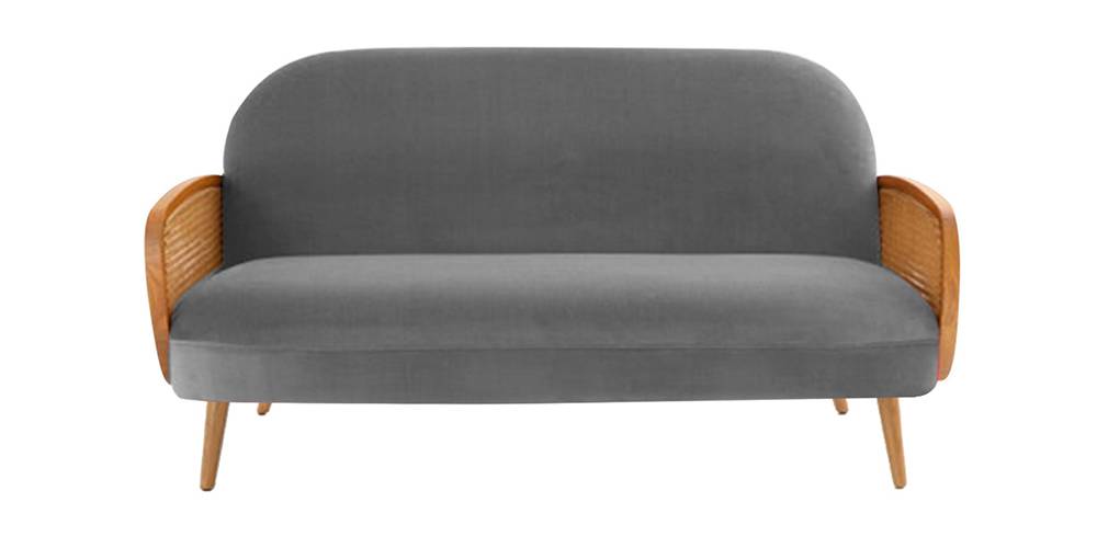 Holden Fabric Sofa (Grey) (Grey, 3-seater Custom Set - Sofas, None Standard Set - Sofas, Fabric Sofa Material, Regular Sofa Size, Regular Sofa Type) by Urban Ladder - - 