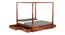 Victorian Rosewood Canopy Bed With Drawer In Honey oak Finish (King Bed Size, Drawer Storage Type, Honey Oak Finish) by Urban Ladder - - 