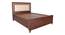 Georgia King Bed With Hydraulic Storage (Walnut Finish, King Bed Size) by Urban Ladder - Side View Design 1 - 