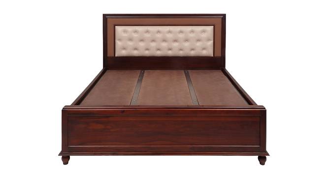 Georgia King Bed With Hydraulic Storage (Walnut Finish, King Bed Size) by Urban Ladder - Front View Design 1 - 