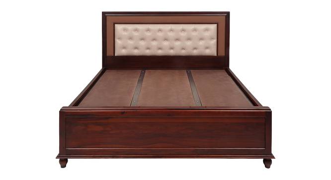 Georgia Bed With Hydraulic Storage (Walnut Finish, Queen Bed Size) by Urban Ladder - Front View Design 1 - 