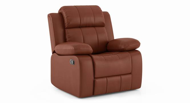 Griffin Recliner (One Seater, Seina Brown) by Urban Ladder - - 