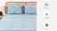 Gamathi Cotton Bedsheet Set (Blue, King Size) by Urban Ladder - Image 2 Design 1 - 869974