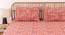 Gamathi Cotton Bedsheet Set (Brown, Double Size) by Urban Ladder - Design 1 Side View - 870012