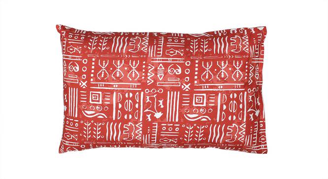 Gamathi Cotton Bedsheet Set (Brown, King Size) by Urban Ladder - Rear View Design 1 - 870035