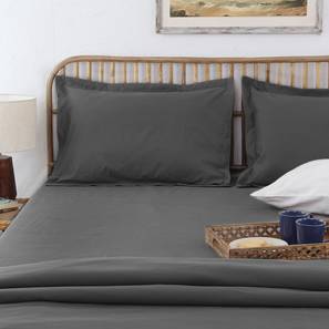Grey 610 TC Cotton Double Size Bedsheet