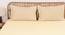 Ginger Fitted Cotton Bedsheet Set (Beige, Single Size) by Urban Ladder - - 